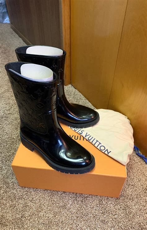 louis vuitton rain boots saks|Louis Vuitton raincoat.